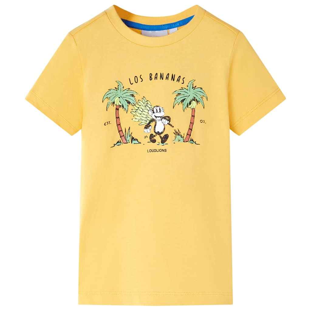 T-shirt infantil caqui-claro 92