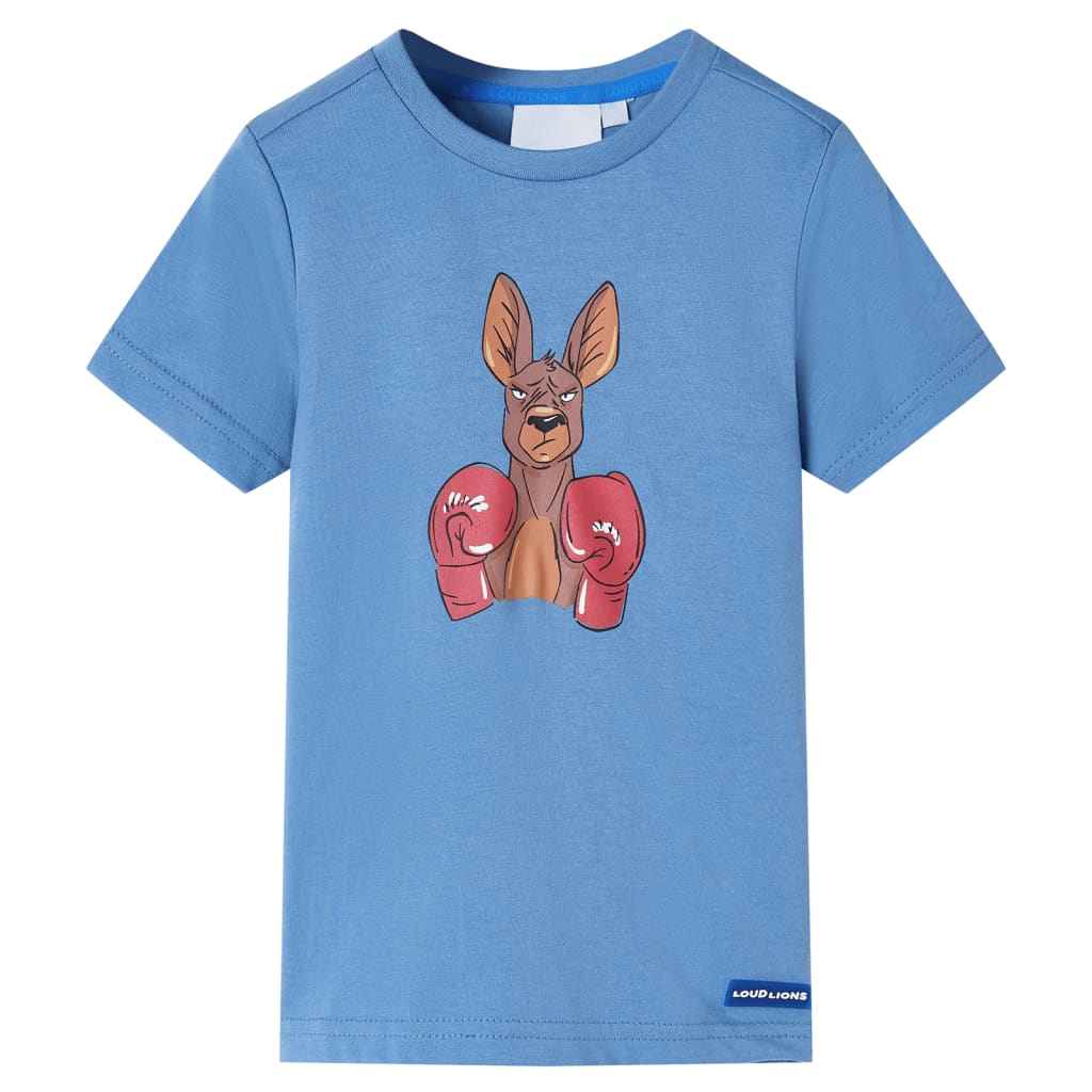 T-shirt infantil com mangas curtas menta-escuro 92