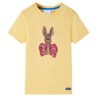 T-shirt infantil com mangas curtas menta-escuro 92