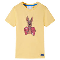 T-shirt infantil com mangas curtas menta-escuro 92