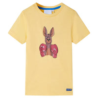 T-shirt infantil com mangas curtas menta-escuro 92