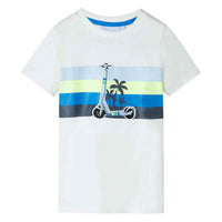 T-shirt infantil cor cru 92