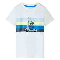 T-shirt infantil cor cru 92