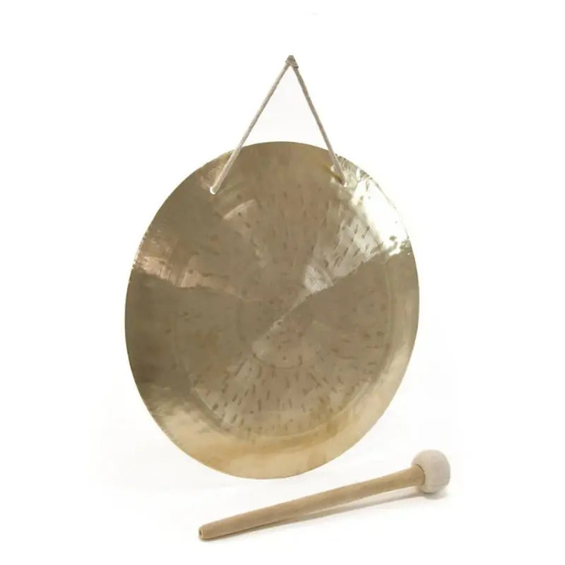 Gongo oriental em bronze (Wind Gong)