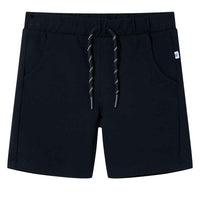 Calções de criança com cordão azul-escuro 92