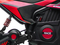 Crossmotor, 24 volt elektrische kinder motor met geveerde wielen