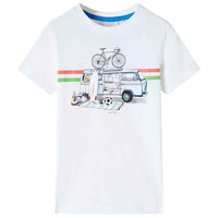 T-shirt infantil cor cru 92
