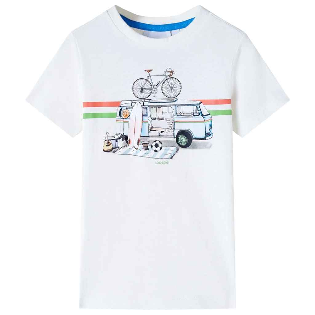T-shirt infantil cor cru 92