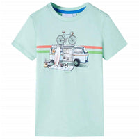 T-shirt infantil cor cru 92