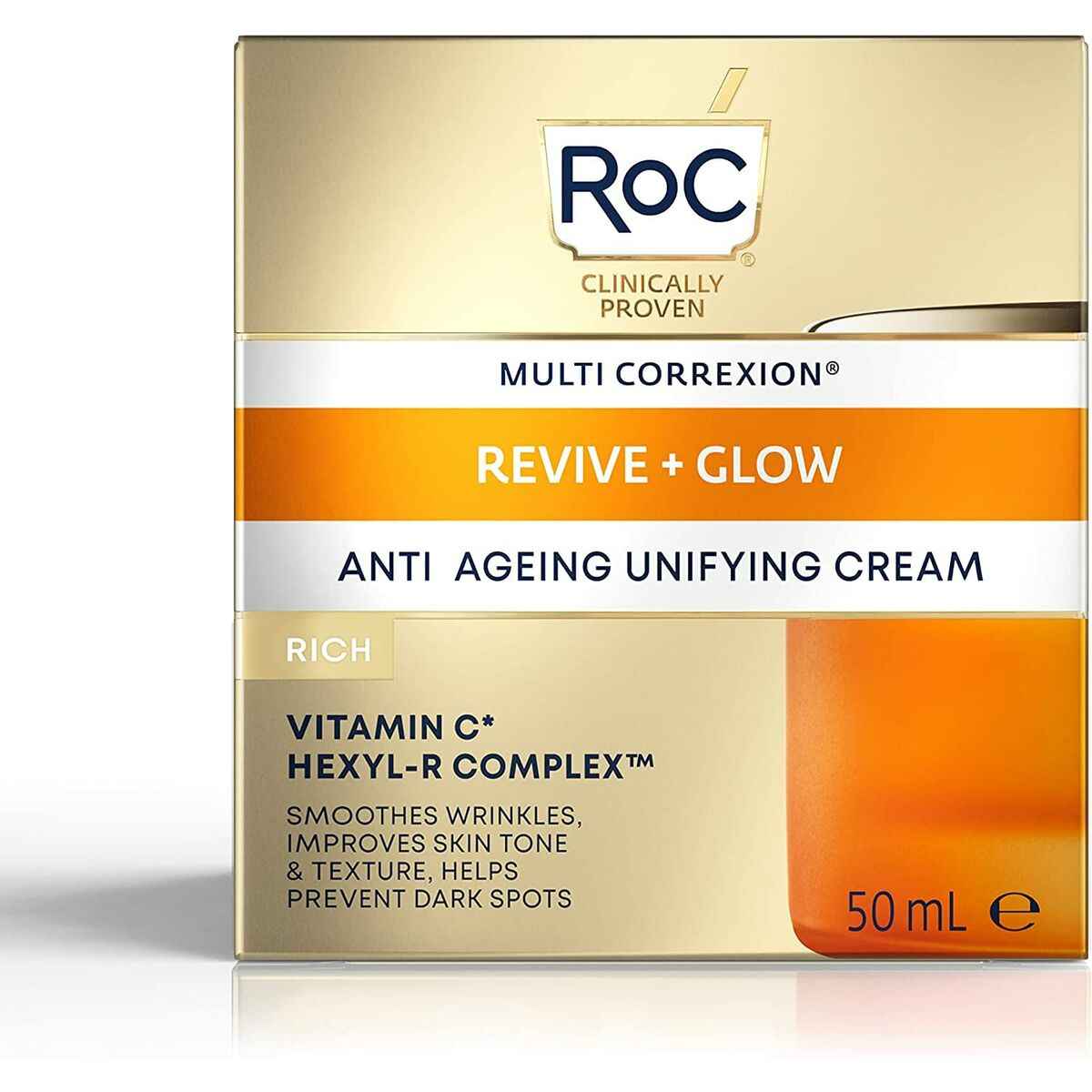 Creme Anti-idade Roc Revive Glow 50 ml