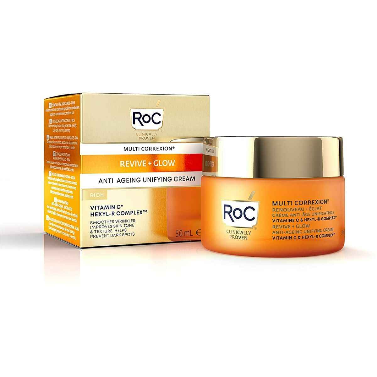 Creme Anti-idade Roc Revive Glow 50 ml