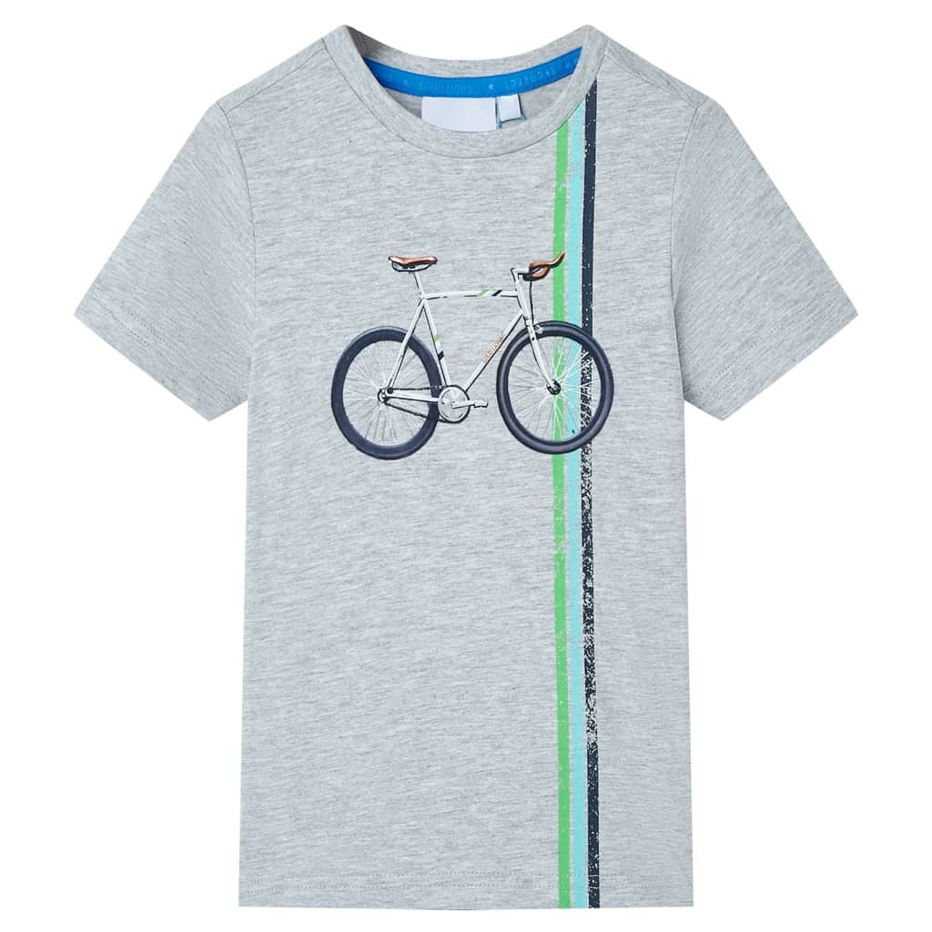 T-shirt de manga curta para criança cor cru 140