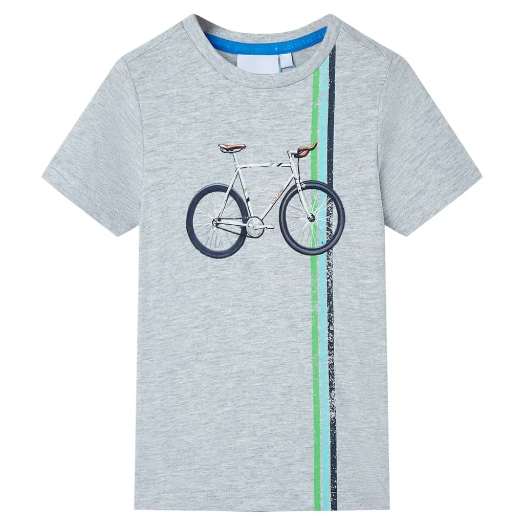 T-shirt de manga curta para criança cor cru 140