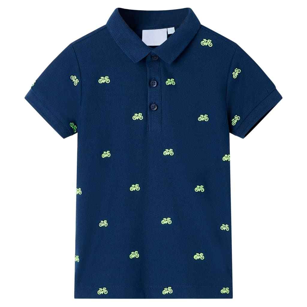 Polo de criança verde néon 92