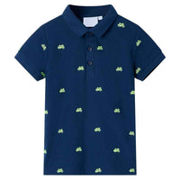 Polo de criança verde néon 92