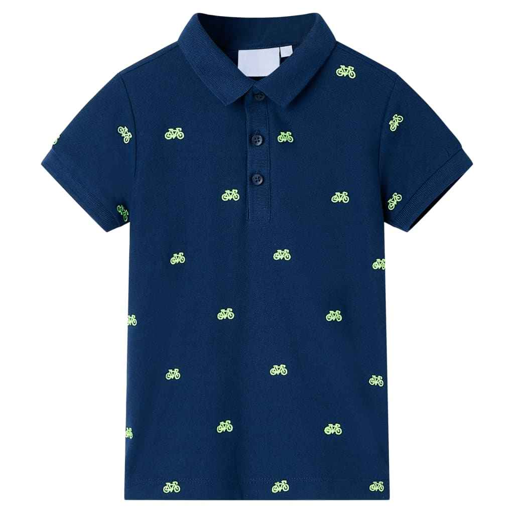 Polo de criança verde néon 92