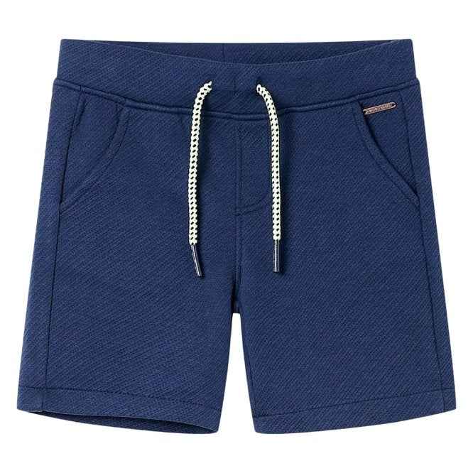 Calções de criança com cordão azul-escuro 92