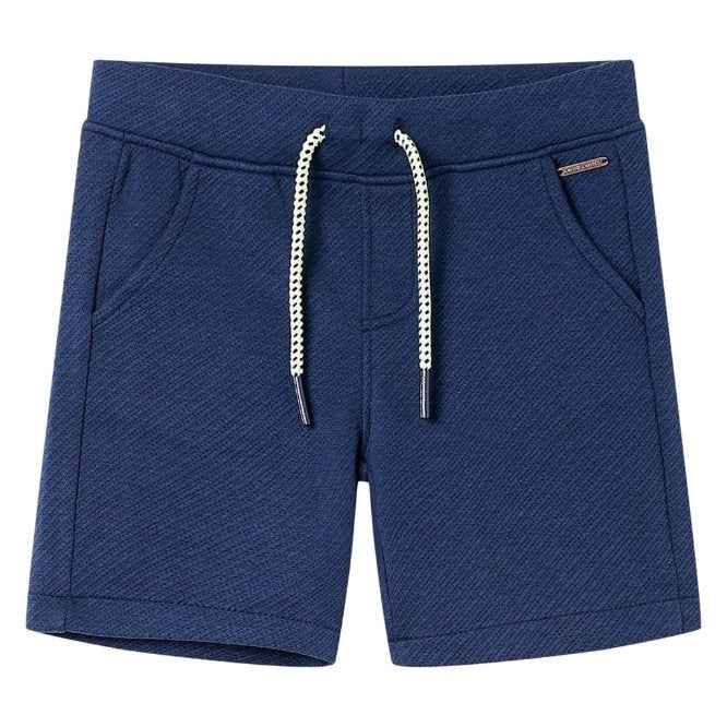 Calções de criança com cordão azul-escuro 92