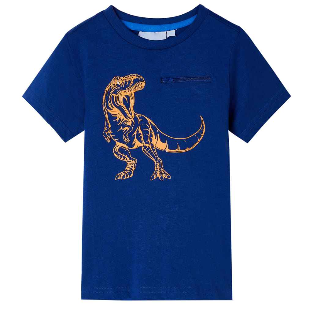 T-shirt manga curta para criança caqui-claro 92