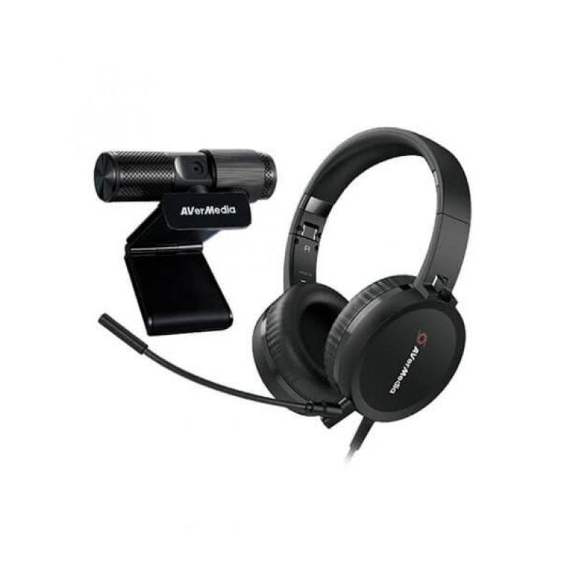 Avermedia BO317 Kit Webcam FullHD + Auriculares com Microfone
