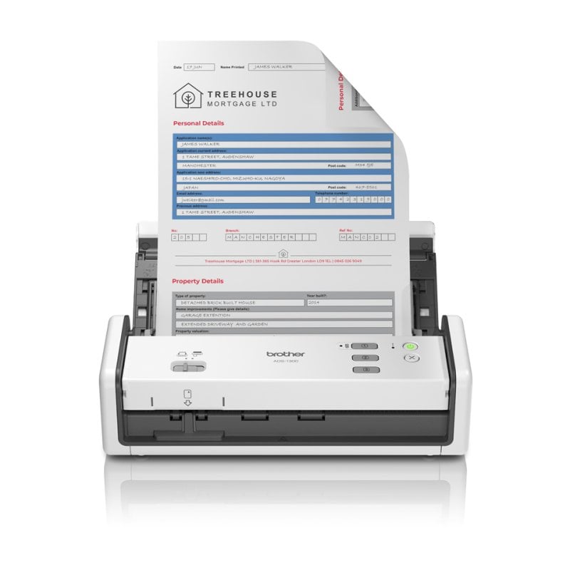 Brother ADS-1300 Scanner Documental Compacto com Alimentador de Documentos ADF Duplex USB