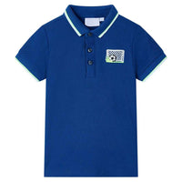 Polo para criança azul-escuro 92
