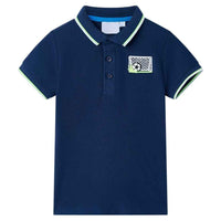 Polo para criança azul-escuro 92