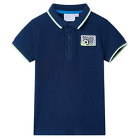 Polo para criança azul-escuro 92