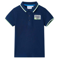 Polo para criança azul-escuro 92