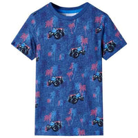 T-shirt infantil cinzento mesclado 92