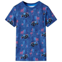 T-shirt infantil cinzento mesclado 92