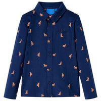 Camisa de criança azul-marinho 92