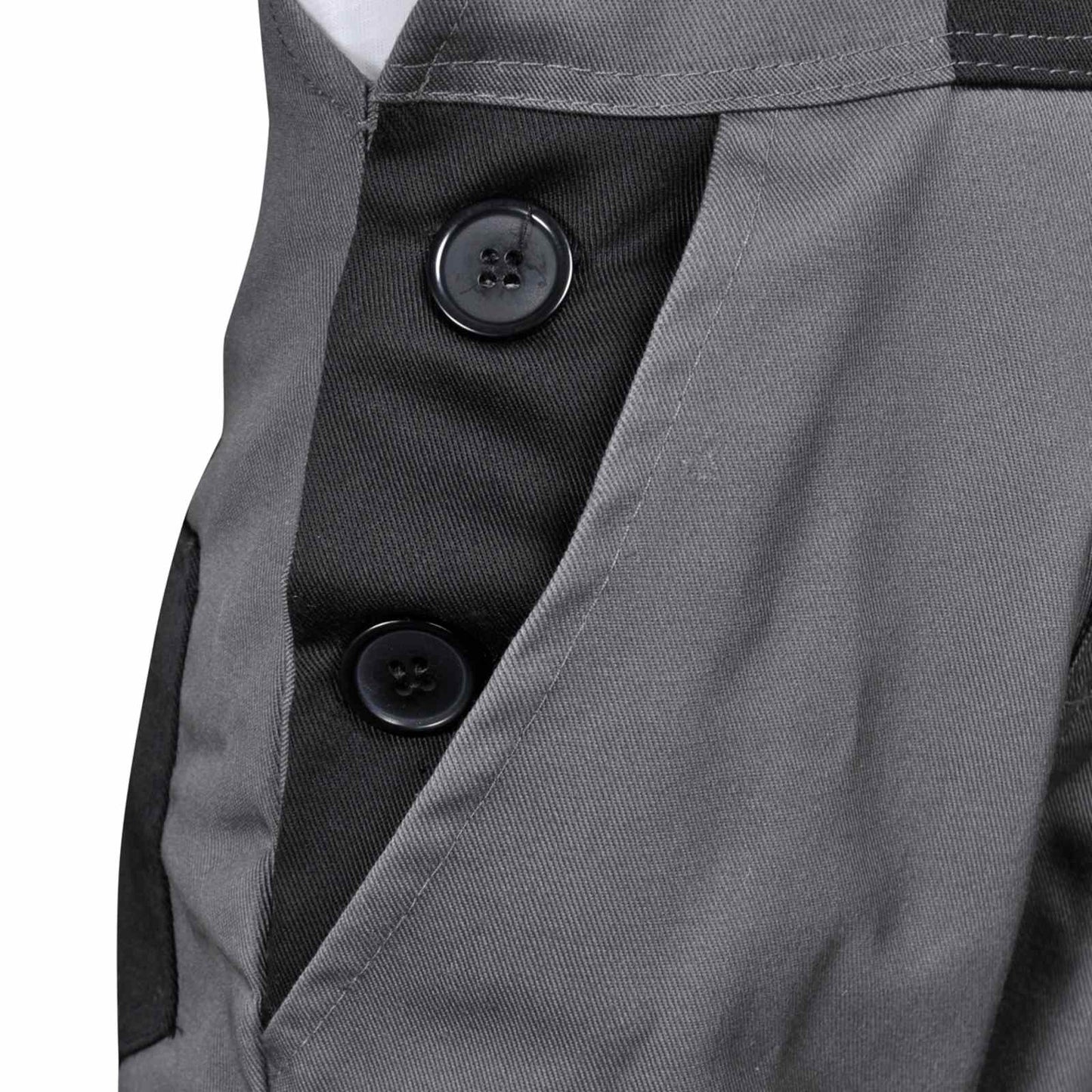 vidaXL Calça com Suspensório Cinzeto 98 / 104