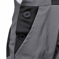 vidaXL Calça com Suspensório Cinzeto 98 / 104