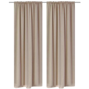 Cortinas pretas blackout 2 peças 135 x 245 cm