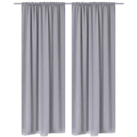 Cortinas pretas blackout 2 peças 135 x 245 cm