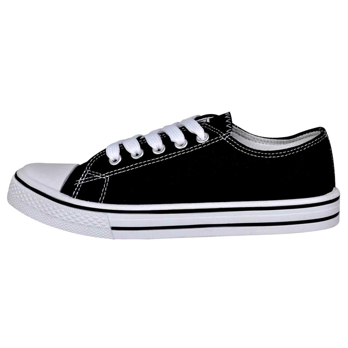 vidaXL Sapatos Preto 38 tecido