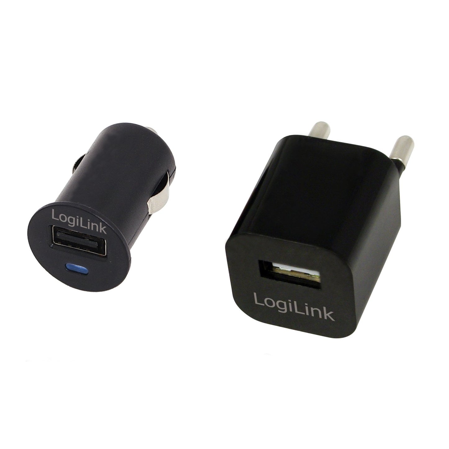 Cargador Usb Casa/Coche Logilink Pa0076