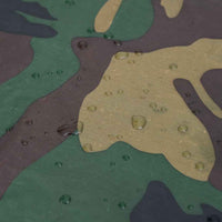 vidaXL Poncho para a chuva impermeável campismo/caminhadas camuflagem