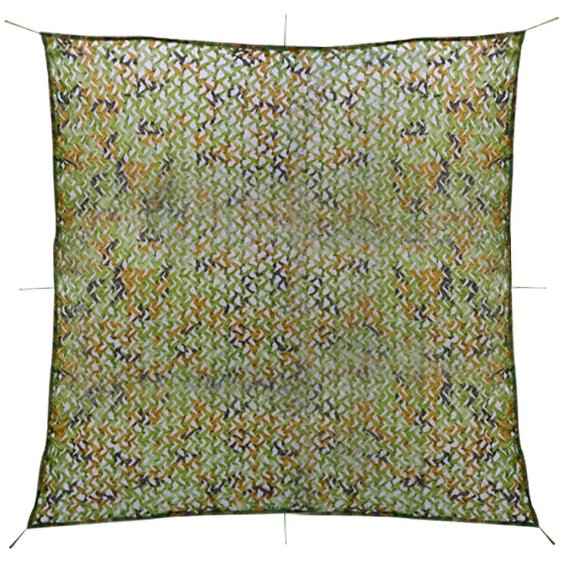 vidaXL Rede de camuflagem com saco de armazenamento 1,5x3 m
