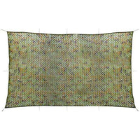 vidaXL Rede de camuflagem com saco de armazenamento 1,5x3 m