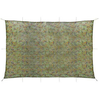 vidaXL Rede de camuflagem com saco de armazenamento 1,5x3 m