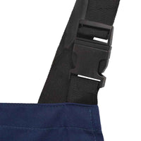 vidaXL Macacão com peitilho para homem tamanho XXL azul