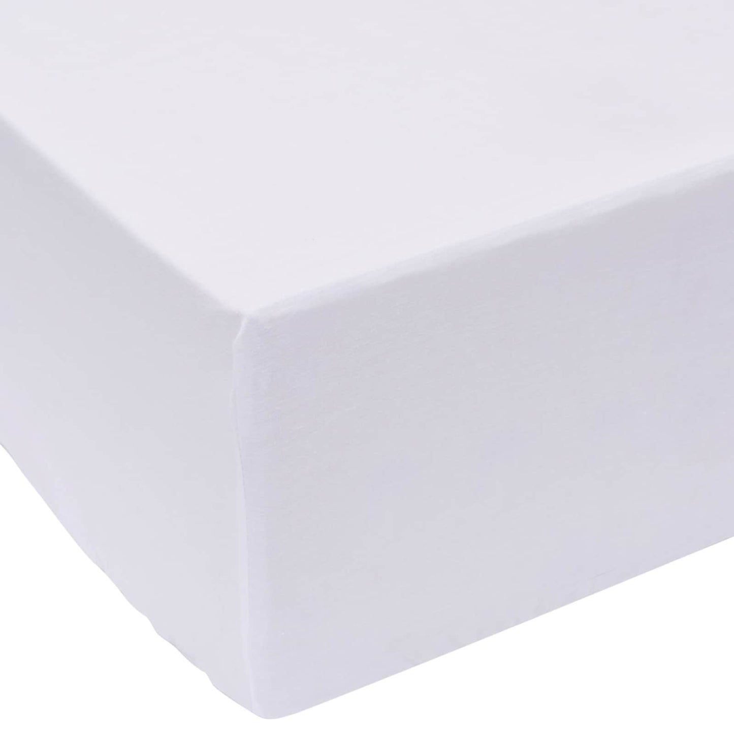 vidaXL Lençol Branco 200 x 160 cm Algodão