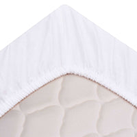 vidaXL Lençol Branco 200 x 160 cm Algodão