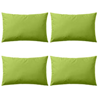 vidaXL Almofadas para exterior 4 pcs 60x40 cm verde maçã