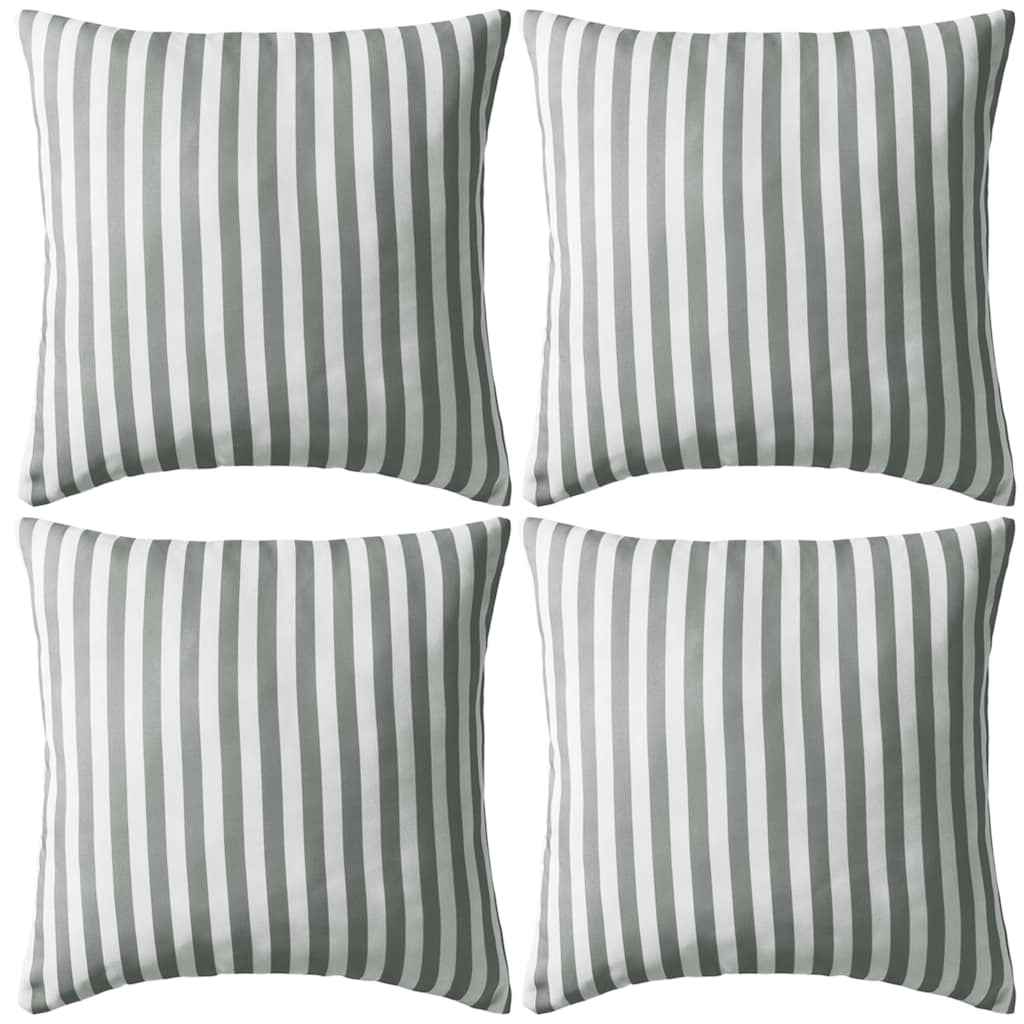 vidaXL Almofadas para exterior 4 pcs 60x40 cm verde maçã