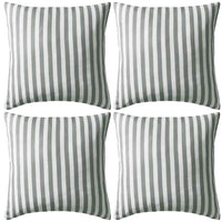 vidaXL Almofadas para exterior 4 pcs 60x40 cm verde maçã