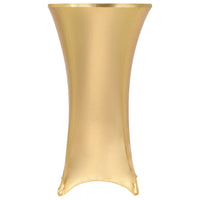 vidaXL 2 pcs capas extensíveis para mesa 60 cm dourado