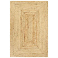 vidaXL Tapete artesanal em juta natural 80x160 cm